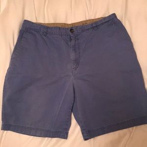 Izod Blue Flat Front Shorts